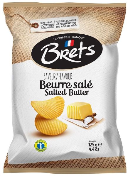 Brets Chips gesalzene Butter 125g